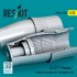 1/32 Su-27 Flanker Exhaust Nozzles for Trumpeter Kit