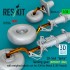 1/35 Ch-54A Tarhe Landing Gear (Without Load) w/Weighted Wheels for ICM Kit