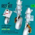 1/35 Ch-54A Tarhe Landing Gear (Without Load) w/Weighted Wheels for ICM Kit