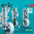 1/48 A-10 Thunderbolt II Landing Gears (Early Late) for Academy Kit