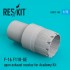 1/72 F-16 F110-GE open Exhaust Nozzles for Academy Kit