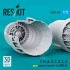 1/72 F-15 (A/B/C/D/E/J) Open Exhaust Nozzles for Great Wall Hobby Kit