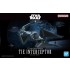 1/72 Bandai TIE Interceptor (Snap-Fit Kit, Pilot Figure & Display Stand)