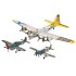 1/72 US Legends:8th Air Force Gift Set (B-17G Flying Fortress,P-47D Mustang,P-51B Mustang)
