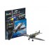 1/72 Spitfire Mk.Iia Gift Model Set (kit, paints, cement & brush)