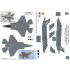 1/72 RAAF 3 Squadron F-35A Roll out Decals for Academy kits