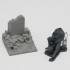 1/35 WWII US Soldier at Rest with Base