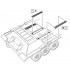 1/35 Photo-etched Engine Grill Screen for T34 Russian Tank kits