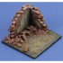 1/35 Base with Ruined Wall Vol.10 (4 x 4 cm)