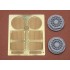 1/35 SdKfz. 171 Panther D Early Fan Cover with Grilles for Meng kit