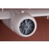1/72 S-2F Tracker Engine and Exhaust set for Hasegawa kit