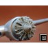 1/72 B-17F/G Engine Set for Revell Kit (4pcs)