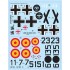 Decals for 1/32 Messerschmitt Bf-109F in Spanish Service