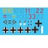 1/72 Hispano HA-1112 M1L "Movie Star" Decal sheet