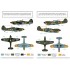 Decals for 1/48 WWII Captured Fighters in Finnish Service