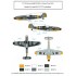 Decals for 1/72 WWII Messerschmitt Bf-109G-2, G-4 in Hungarian Service