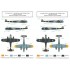 1/72 WWII Hungarian Air Force Dornier Do-215 Decals for ICM kits