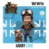 The Smog Riders - WWII Little Big War British Pilot Harry Cane (h: 35mm) & Dog