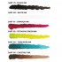 Scalecolor Artist Acrylic Paint Set - Game of Inks (6 Bottles, 17ml Each)
