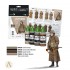 Acrylic Paints Set - US Army Winter Coat (4x 17ml)