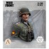 1/10 Blaue (Blue) Division Officer Bust (with peaked cap & campaign helmet)