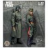 1/48 War Front Series - WWII German Staff: Soldier and Officer (2 resin figures)