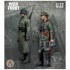 1/72 War Front Series - WWII German Staff: Soldier and Officer (2 resin figures)