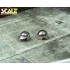 1/24 Vintage Motorcycle Helmets (2pcs, polished metal)