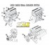 1/24 MB 190 M102 Engine (DTM) for Esci/Fujimi MB190 Evo1/2 190E