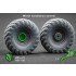1/35 Modern GAZ-66 Sagged Wheel set for Trumpeter kits