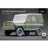 1/35 Modern UAZ 469 Sagged Wheel set for Trumpeter kits