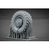 1/35 Modern GAZ Tiger V1 Sagged Wheel set for Meng kits