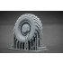 1/35 Modern GAZ Tiger V2 (with shield) Sagged Wheel set for Meng kits