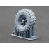 1/35 Modern ChMZAP-5247G Semi-trailer Sagged Wheel set for Trumpeter kits