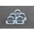 1/35 Modern Trabi 601 S Sagged Wheel set for AK-Interactive kits