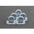 1/35 Modern Trabi 601 S Ordinary Wheel set for AK-Interactive kits