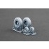 1/35 Modern M198 Howitzer Ordinary and Sagged Wheel set for Trumpeter kits