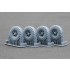 1/72 Modern ChMZAP-5247G Semi-trailer Ordinary Wheel set for Trumpeter/Takom
