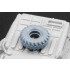 1/72 Modern BTR-80 APC ''DT-126 Snaga'' Sagged Wheel set for Trumpeter/ACE kits