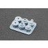 1/35 Schwimmwagen Gelandereifen V2 (200-16) Weighted Wheels for Italeri/Tamiya/AFV Club