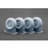 1/35 M1/M114 Early WWII Ordinary & Weighted Wheels for Bronco/Italeri Kits