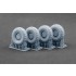 1/35 M1/M114 Modern Ordinary & Weighted Wheels for Bronco/Italeri Kits