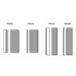 Flexi-Slim-Line Sanders x3 (90 x 19 x 12mm)