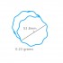 Superfine Scalloped 3000 Grit Pads 32mm (Velcro) x10 for PAB1401-S