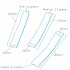 Sanding Bands (20mm) x3 for Spring-loaded Sanding Block PFL6020