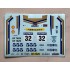 1/24 Mitsubishi Lancer 2000 Turbo HongKong-Beijing Rally 85 Decal