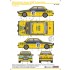 1/24 Mitsubishi Lancer 2000 Turbo HongKong-Beijing Rally 85 Decal