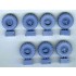 1/35 Resin Wheels for ZIL-157 (x7pcs)