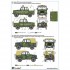1/35 Decals for UAZ-469 in Czech & Czechoslovak Service for Trumpeter kit