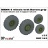 1/35 BRDM-2 Wheels Set with Barum Grip (4 main wheels + 4 support wheels)